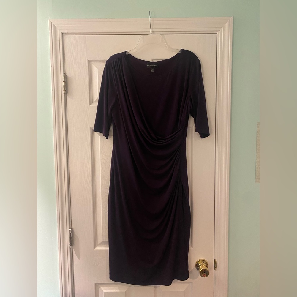 Connected Apparel Purple Dress